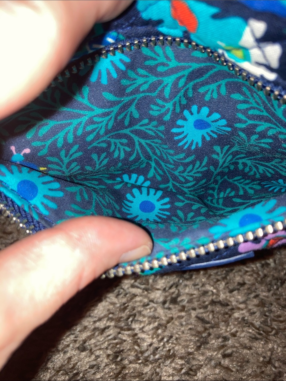 Vera Bradley Navy Moonlight Tote Bag - Picture 7 of 14